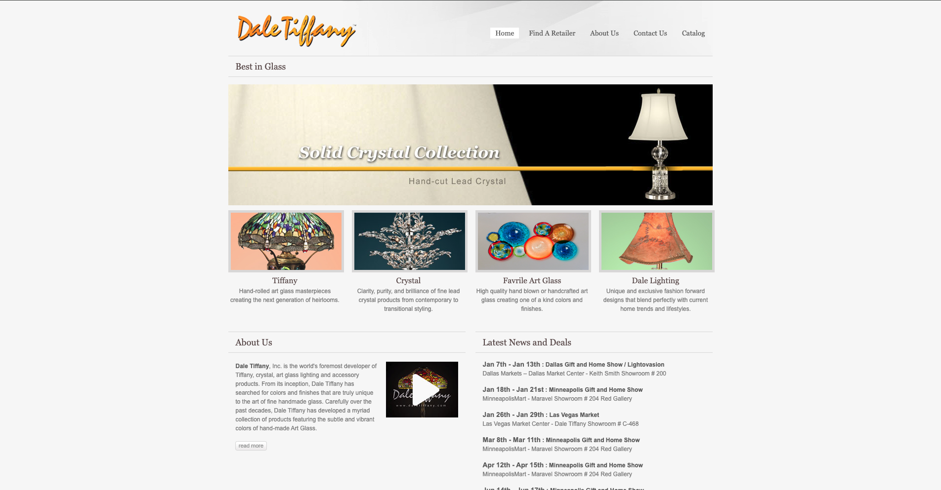 Dale Tiffany - Before (Legacy Site)