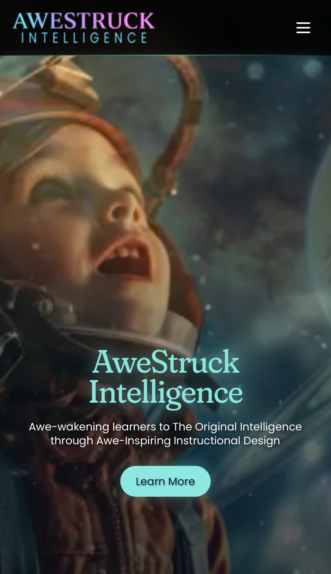 AweStruck Intelligence — Hero on a phone