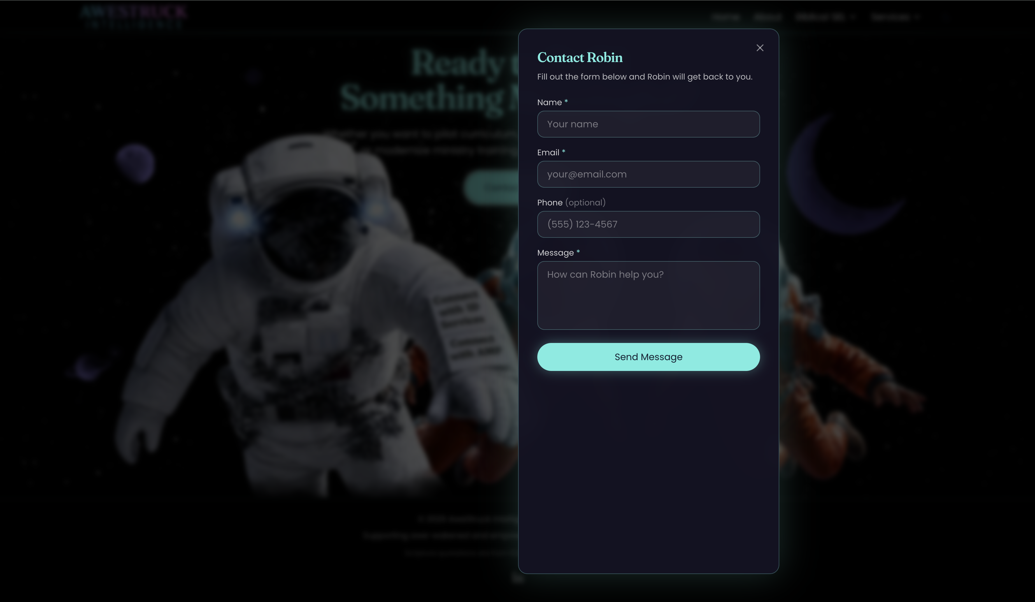 Netlify Forms Contact Modal